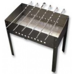 Мангал разборный с шампурами (480x300x480 мм)