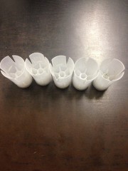 Пыж-контейнер лепесток 12 калибра для полиэтиленовой гильзы (100 штук) в комплекте с пластиковой прокладкой пр-во Скв-Шах