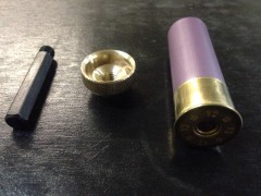 Матрица пулевая бронзовая для вальцовки гильз 16 калибра + втулка для шуруповёрта