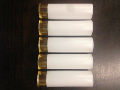 Гильза п/э не капсулир. Азот 12 калибра 70мм для снаряжения патронов, осн.12мм.  Цвет белый (НОВАЯ)