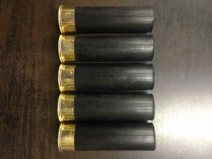 Гильза п/э некапсулир. Азот 12 калибра 70мм для снаряжения патронов, осн.12мм.  Цвет черный (на половину Б/У)