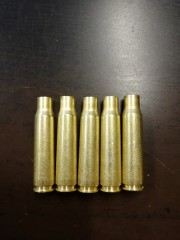 Гильза 308 win латунь никелированная некапсюлированная